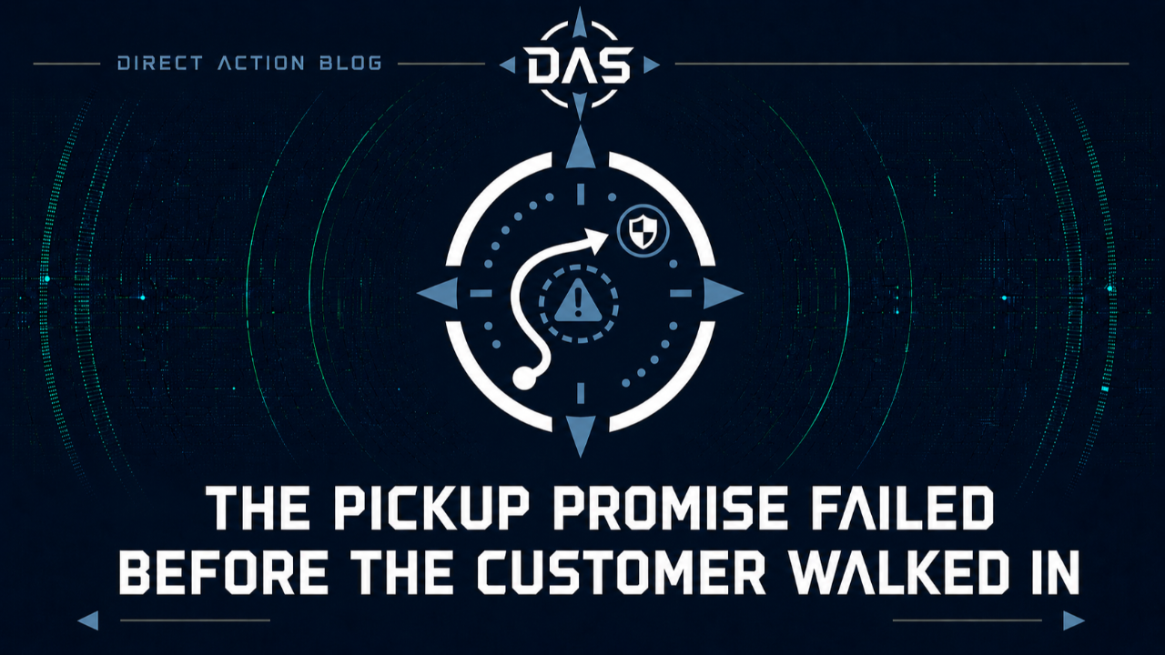 The Pickup Promise Failed Before the Customer Walked In