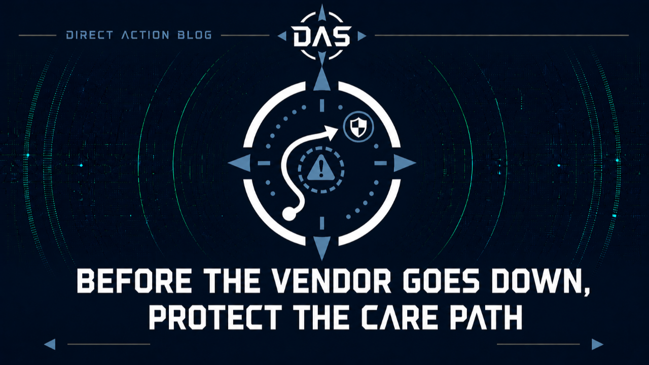 BEFORE THE VENDOR GOES DOWN PROTECT THE CARE PATH