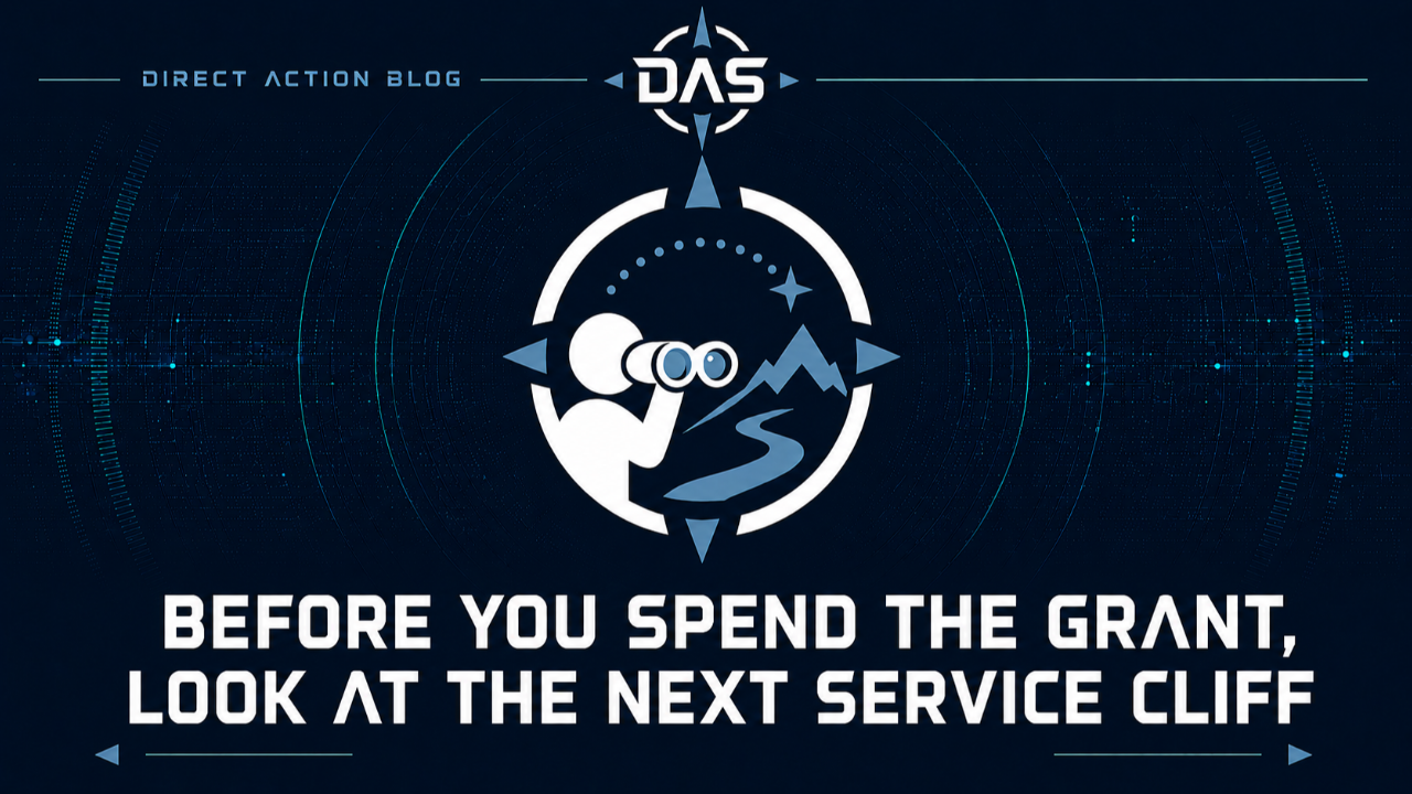 Before You Spend the Grant, Look at the Next Service Cliff