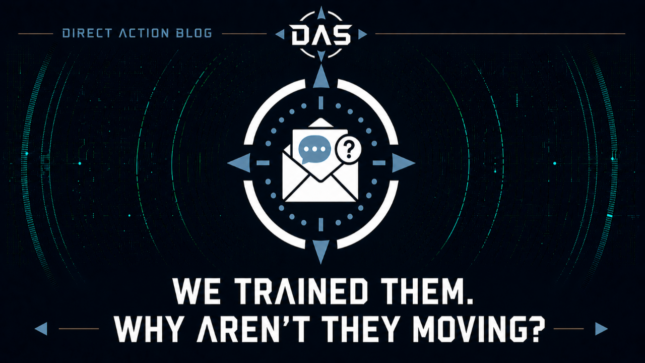 WE TRAINED THEM. WHY AREN’T THEY MOVING?