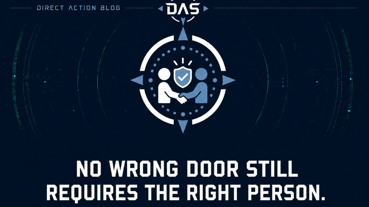 NO WRONG DOOR STILL REQUIRES THE RIGHT PERSON