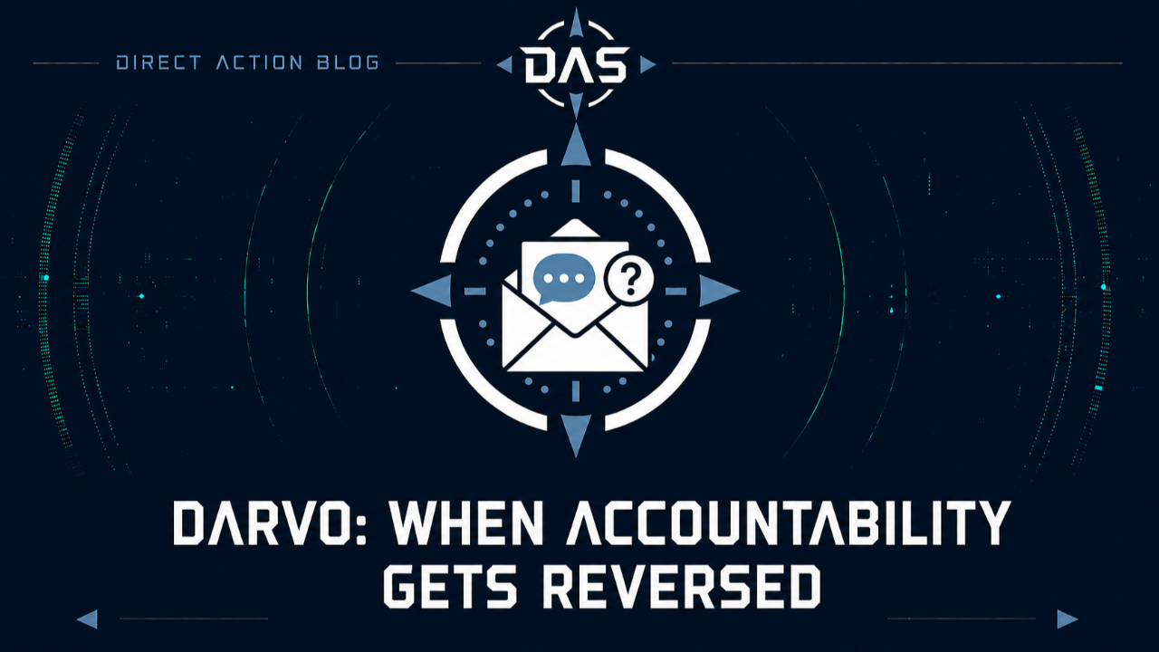 DARVO: WHEN ACCOUNTABILITY GETS REVERSED