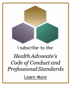 Subscriber to the Health Advocate's Code of Conduct and Professional Standards