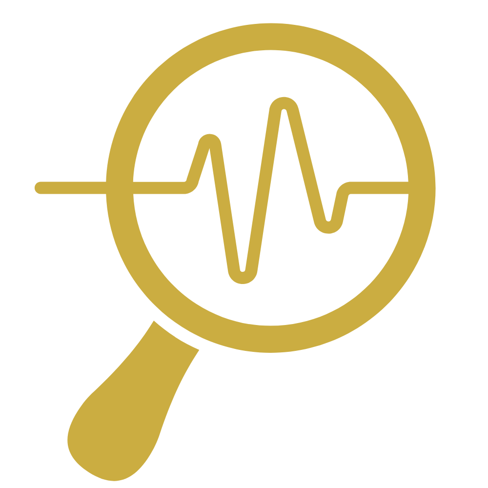 Magnifying glass icon to show diagnostic practice test