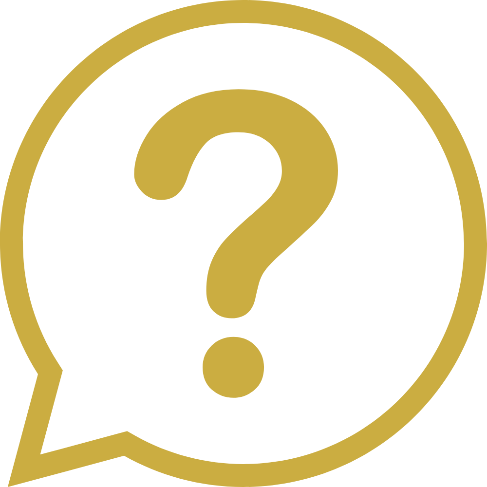 Question mark icon to show test prep question types