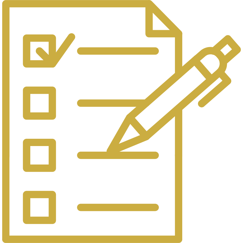 Checklist icon to show test preparation