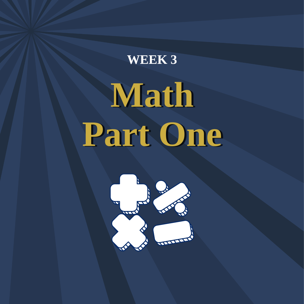 SHSAT Prep Course - Week 3 - Math Part One