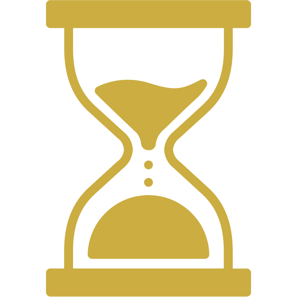 Sand timer icon to show test exam practice test conditions