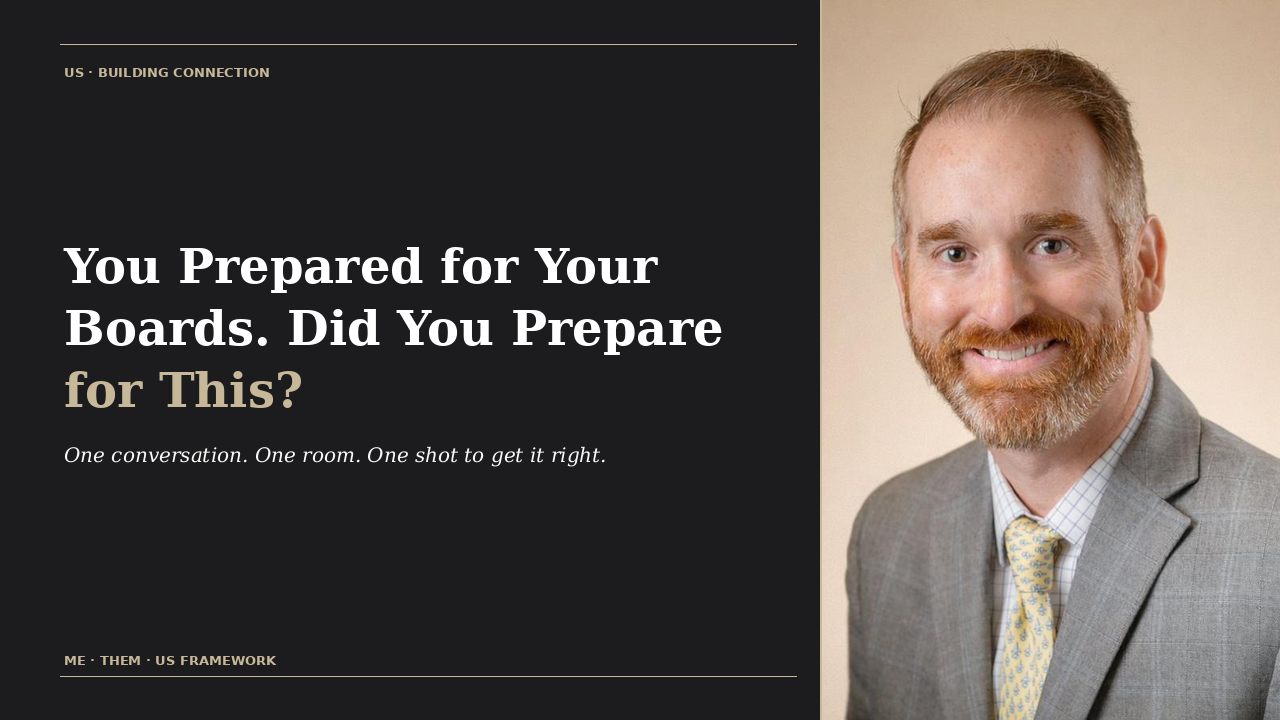 DR Advisors blog graphic — You Prepared for Your Boards. Did You Prepare for This? — physician interview prep