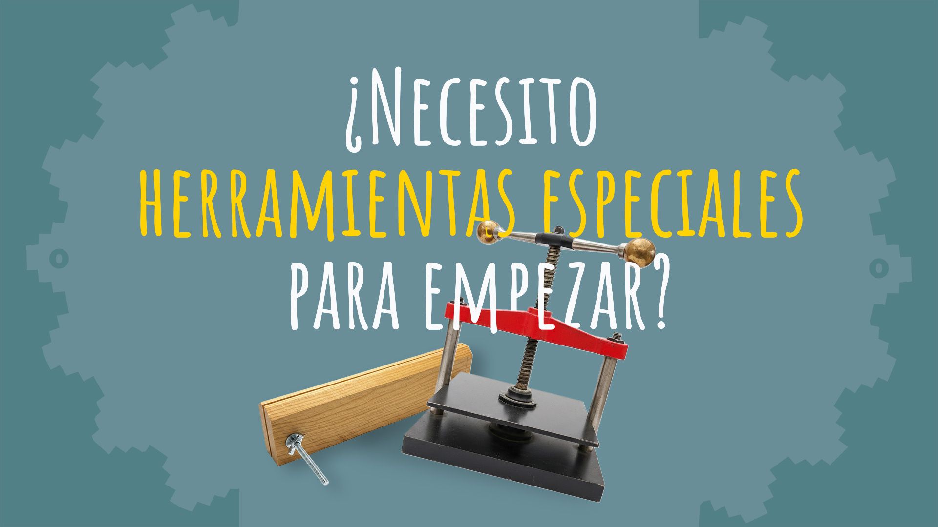 herramientas básicas de encuadernación en casa para principiantes