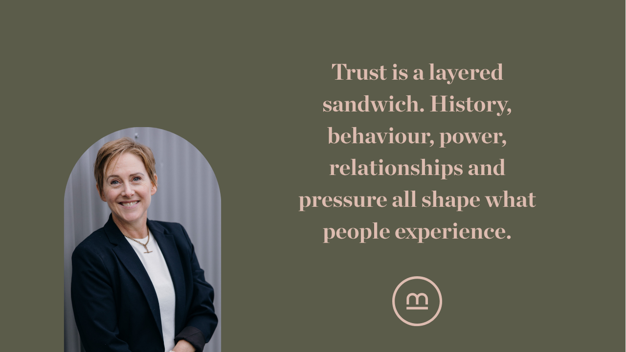 Trust is a layered sandwich