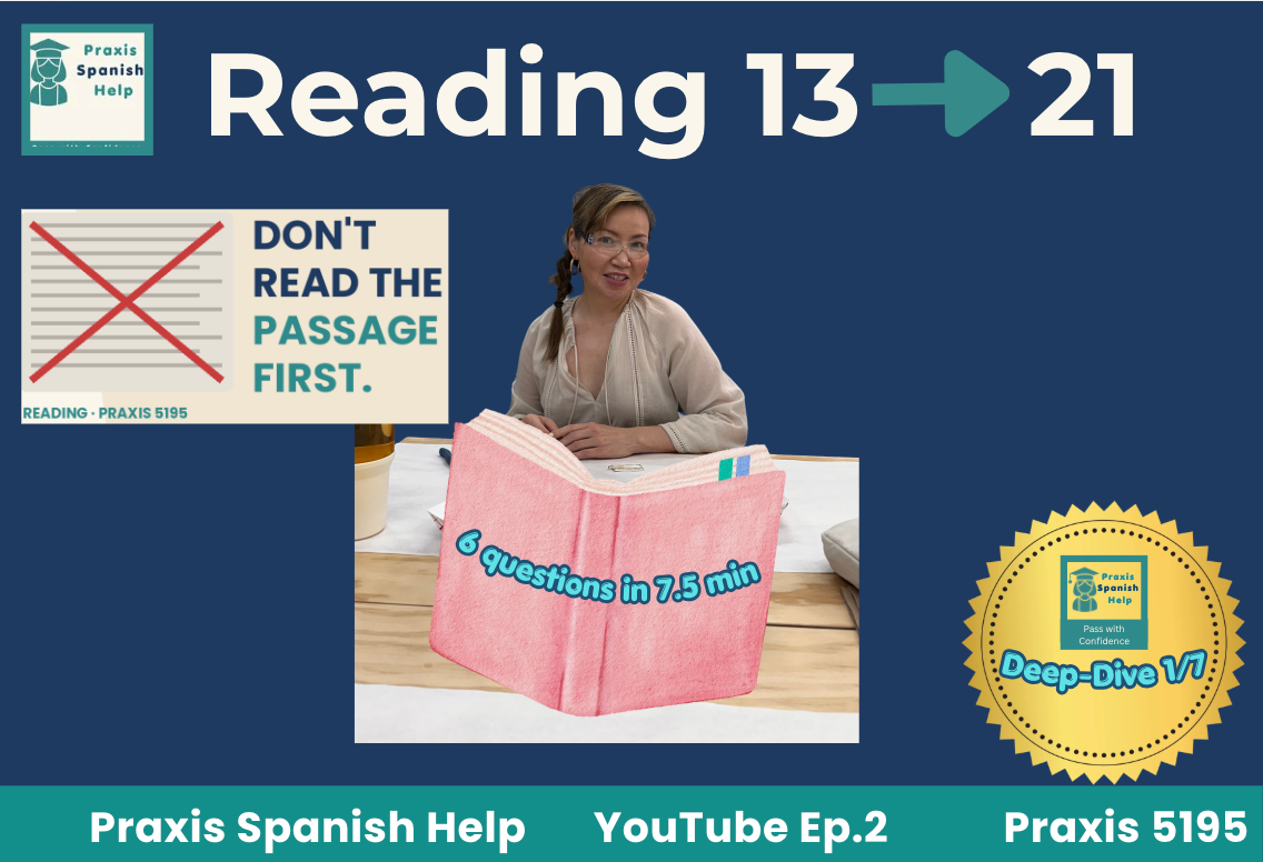 Reading · YouTube Ep. 2 · 13 → 21