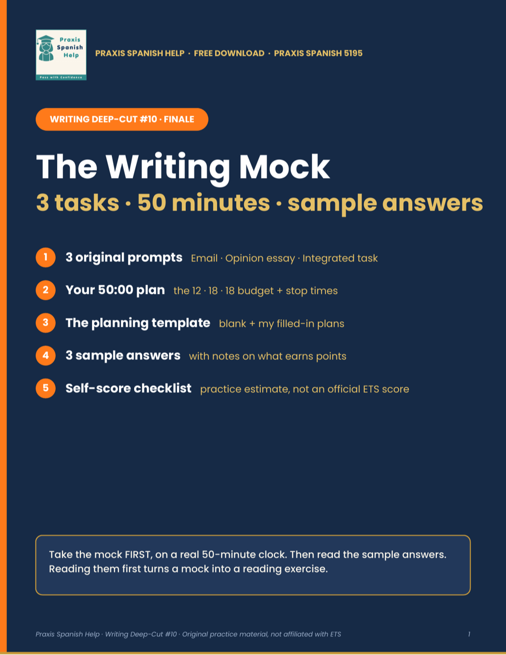 The Writing Mock cover