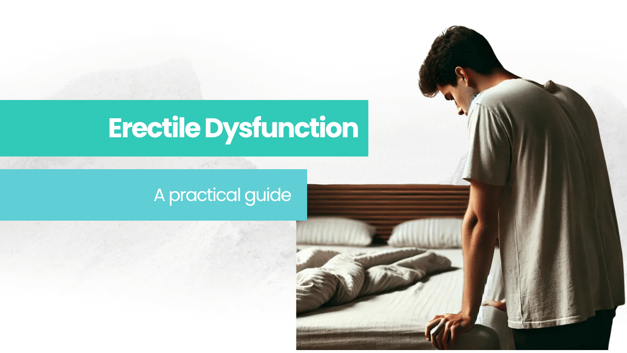 a man looking sad Erectile Dysfunction