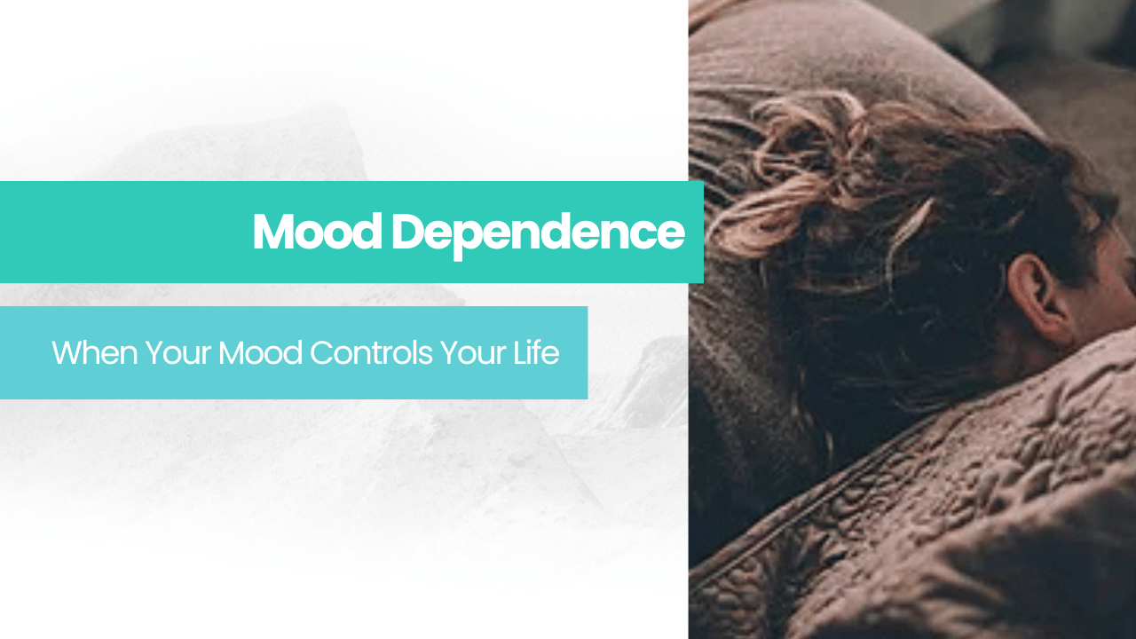 woman sleeping in bed letting her Mood Control her Life