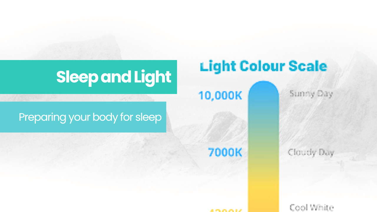 light colour scale for sleep