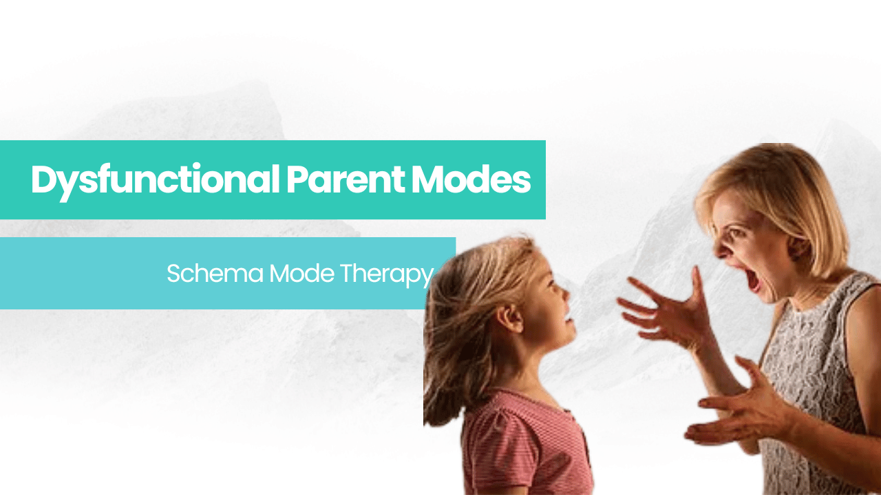 a mother scolding her daughter showing the Dysfunctional Parent Modes - Schema Mode Therapy