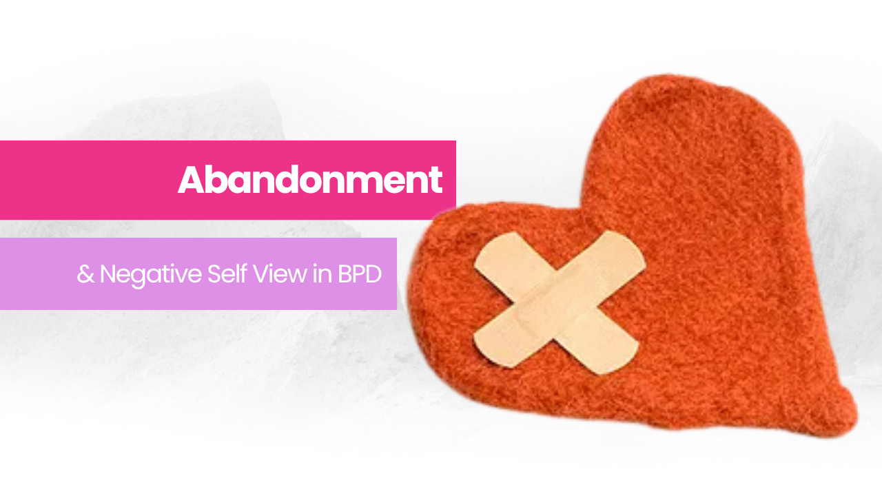heart with a first aid patch showing abandonment