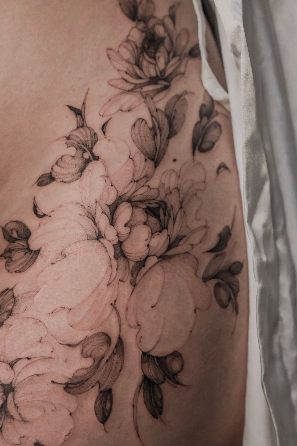 Fine line tattoo