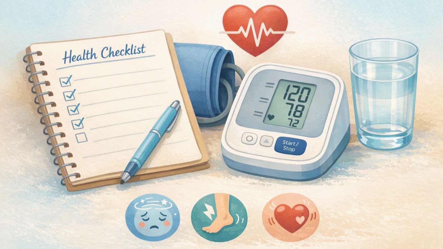 Medical infographic charting how blood pressure medications affect potassium, highlighting losartan and spironolactone as raising levels, and diuretics like furosemide as lowering levels.