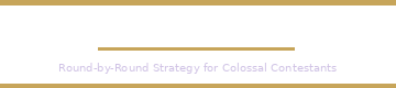 Voting Academy — Contest Strategy Training