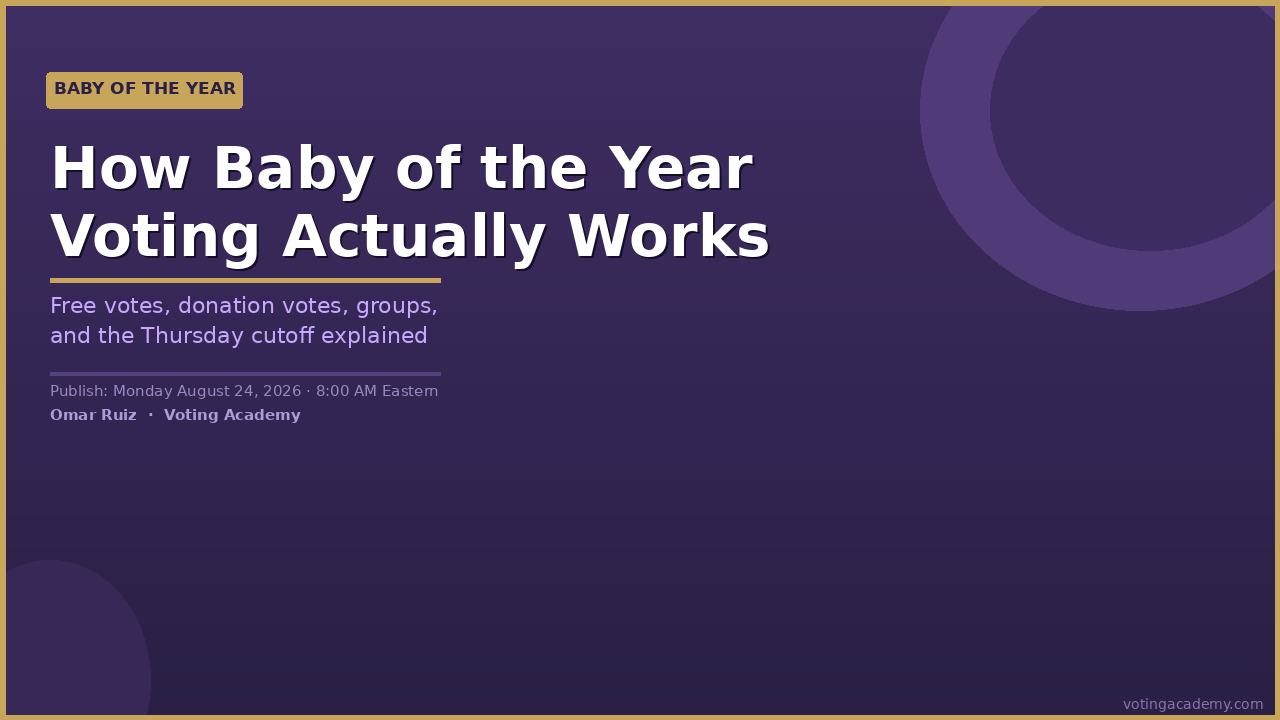 How Baby of the Year voting works —  everything parents need to know