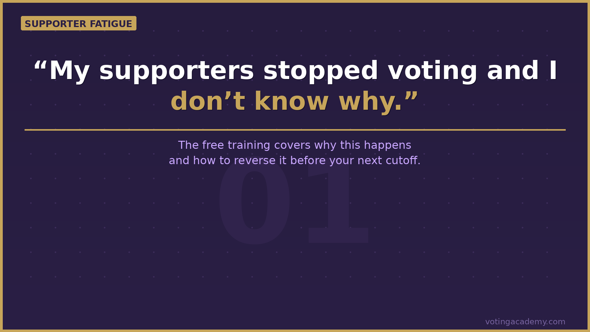 Supporter fatigue in Colossal contests — why votes drop and what to do