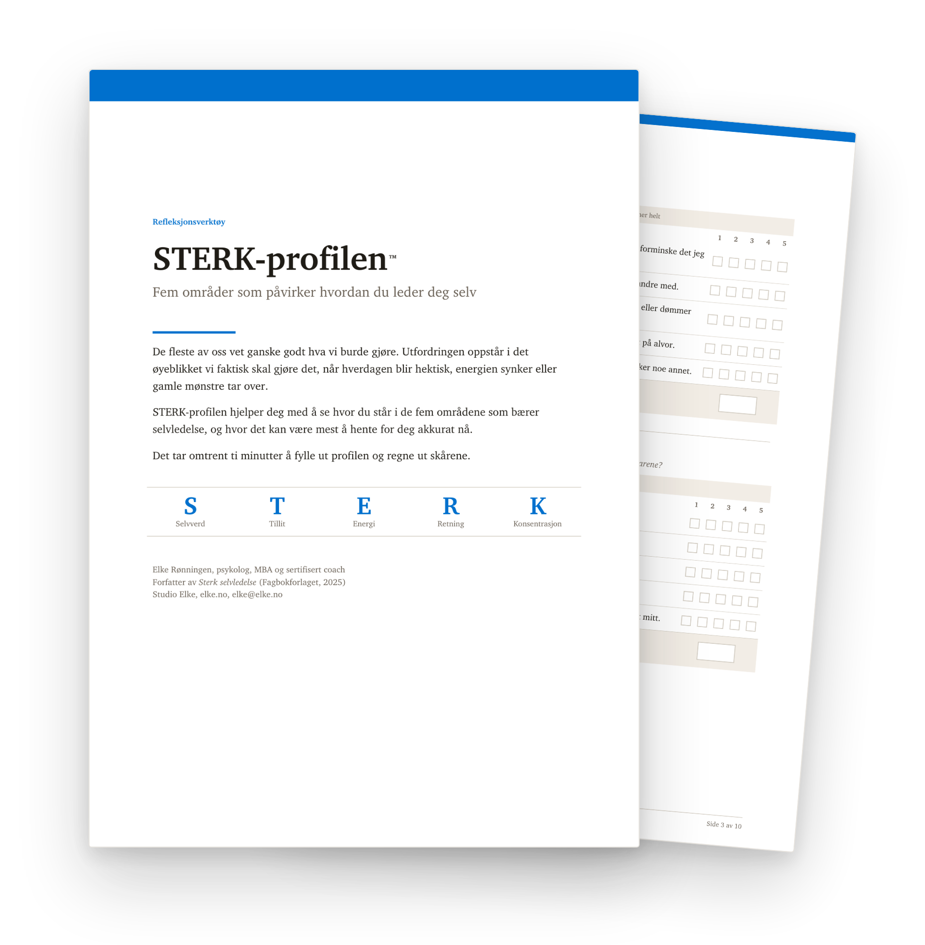STERK-profilen – gratis refleksjonsverktøy