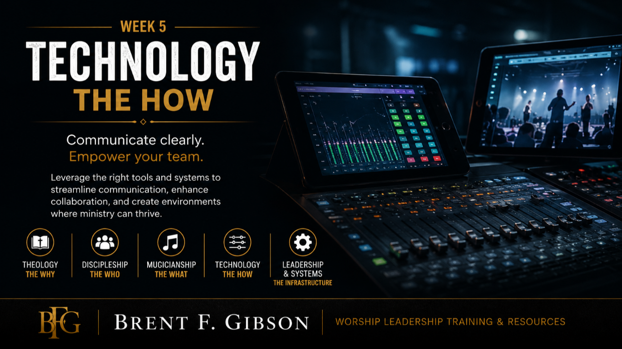 Why Worship Ministry Feels Harder Than It Should - Brent F. Gibson
