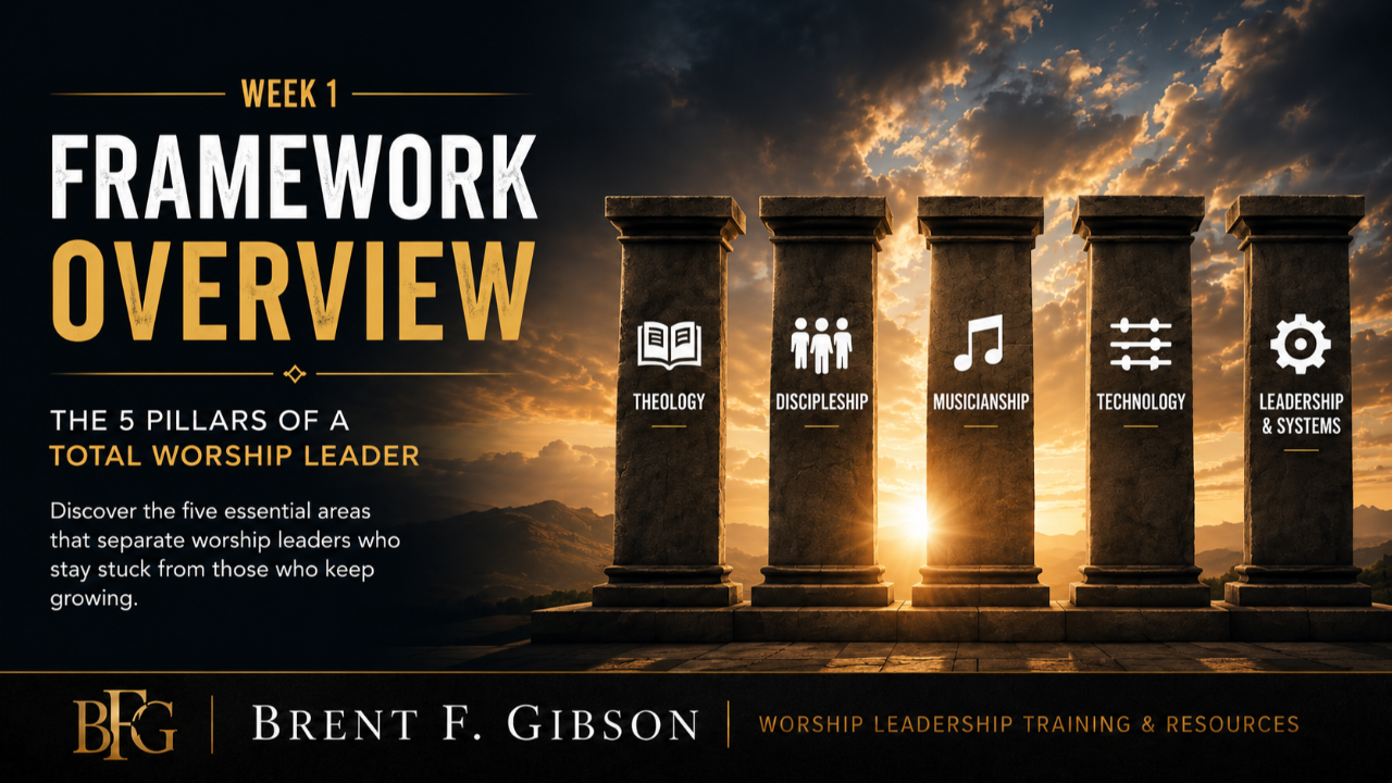 5 Pillars of a Total Worship Leader - Brent F. Gibson