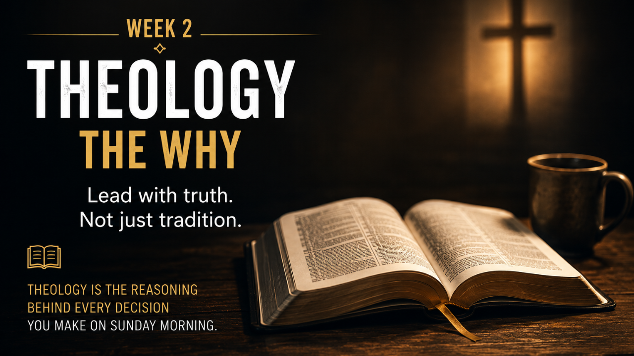 Theology - The Why Behind Worship Leadership - Brent F. Gibson