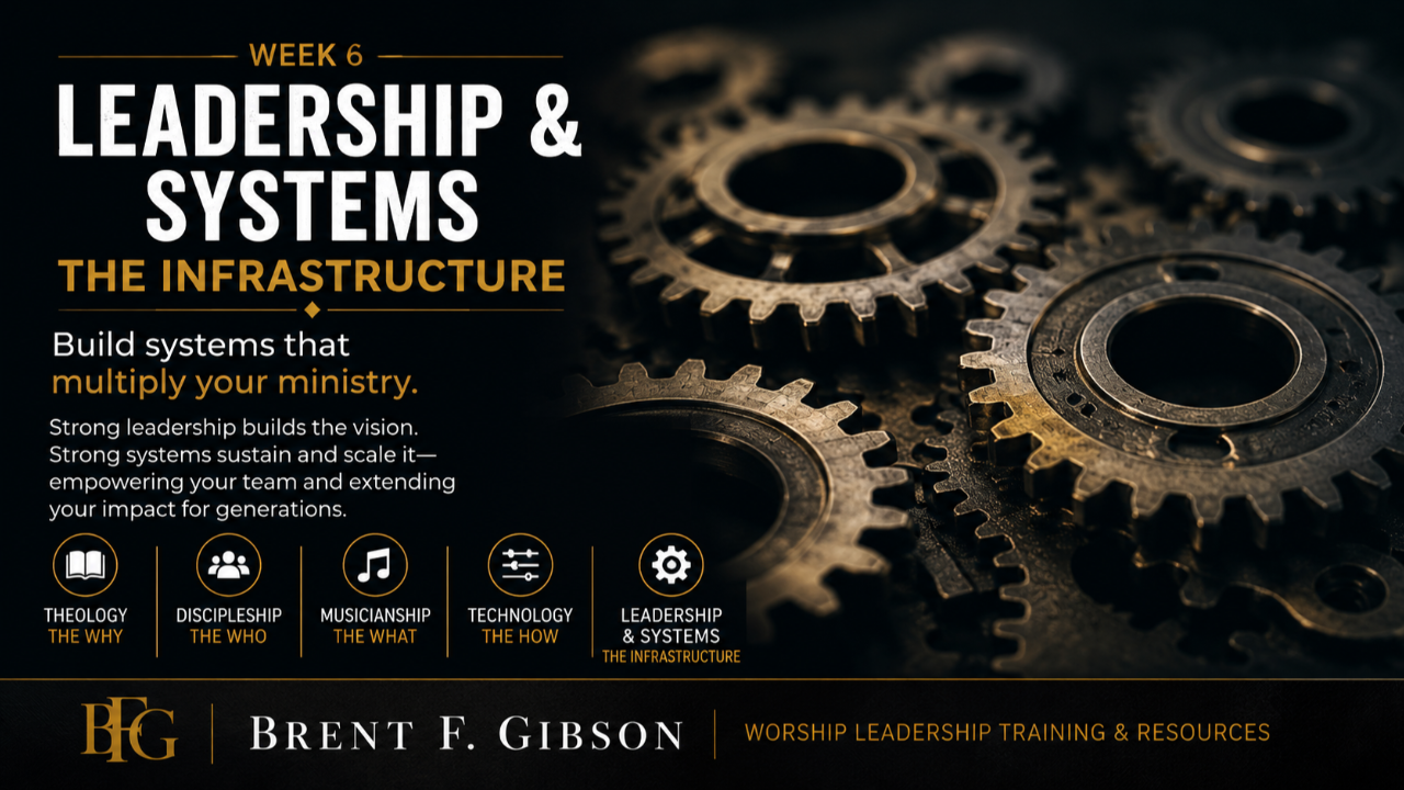 Worship Ministry Imbalance Gap Audit - Brent F. Gibson