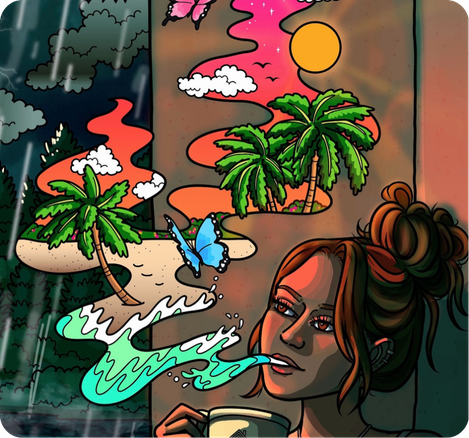 painting of gnudis