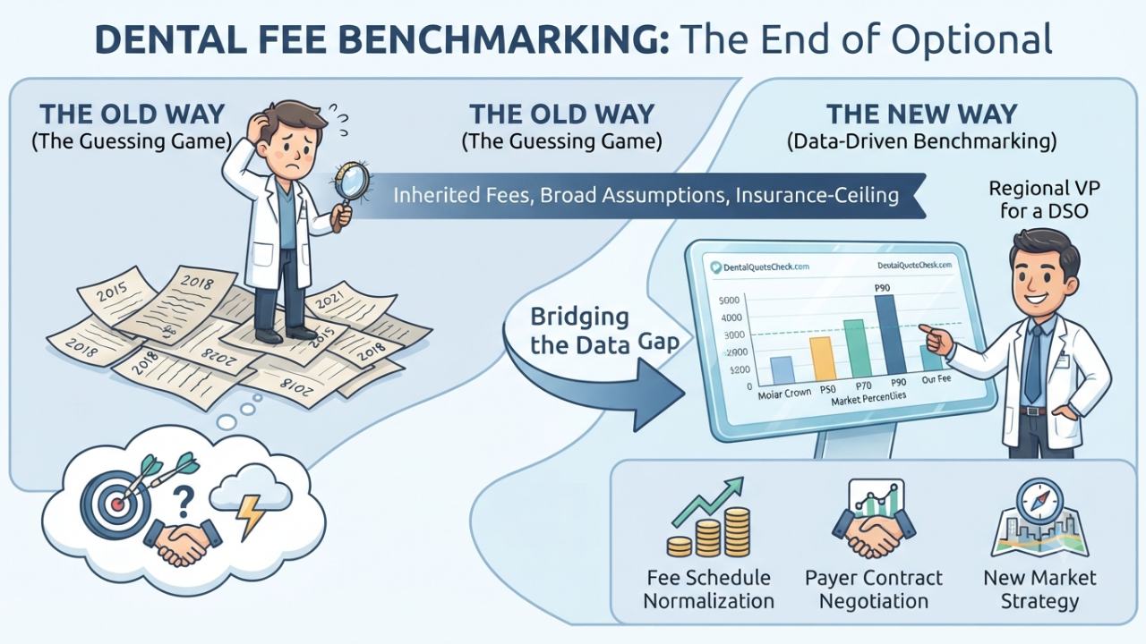 How Most DSOs Currently Set Dental Fees