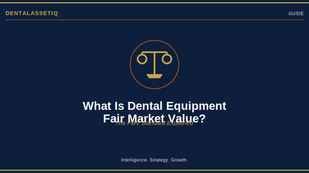 Dental Asset Fair Market Valuation