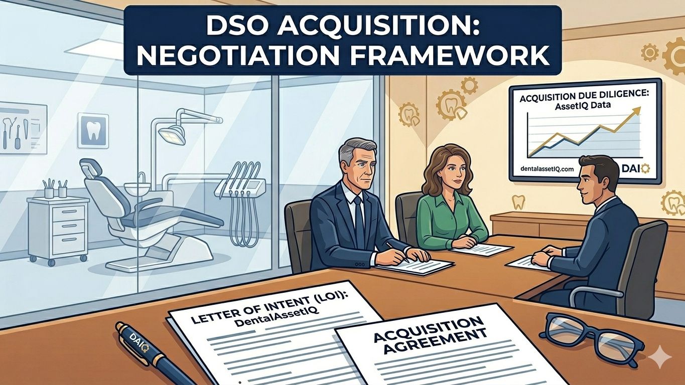 DSO dental equipment acquisition negotiation