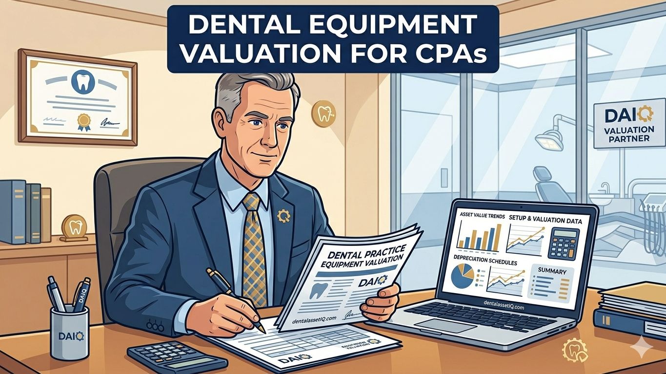 Dental CPA equipment valuation advisory framework