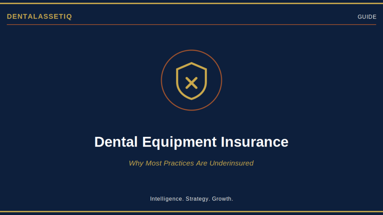Dental equipment insurance coverage gap analysis — DentalAssetIQ claim readiness guide