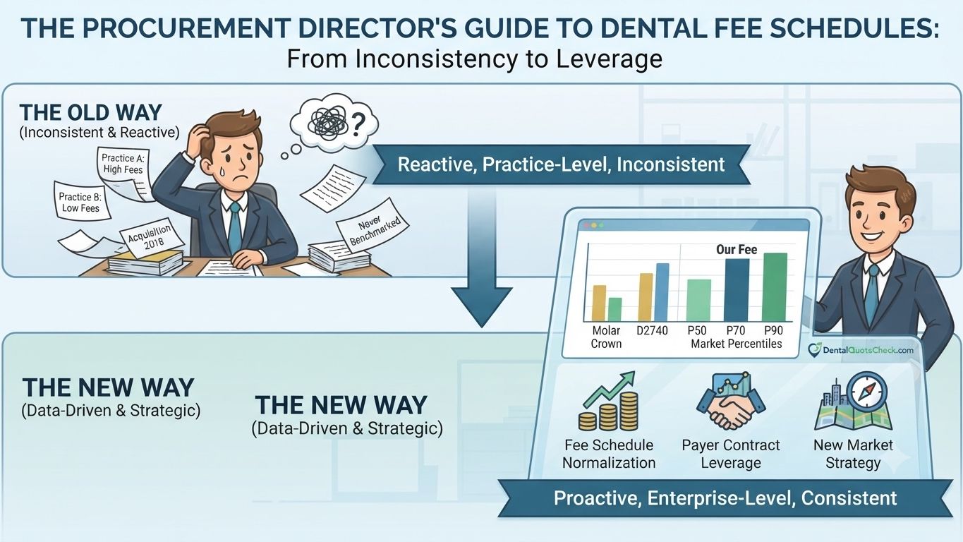 Enterprise Fee Schedule Management for Dental Offices