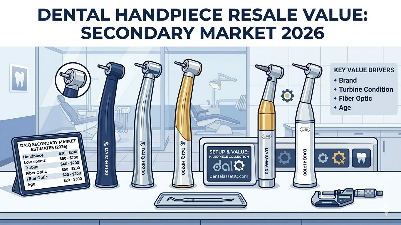 Dental handpiece resale value KaVo W&H secondary market