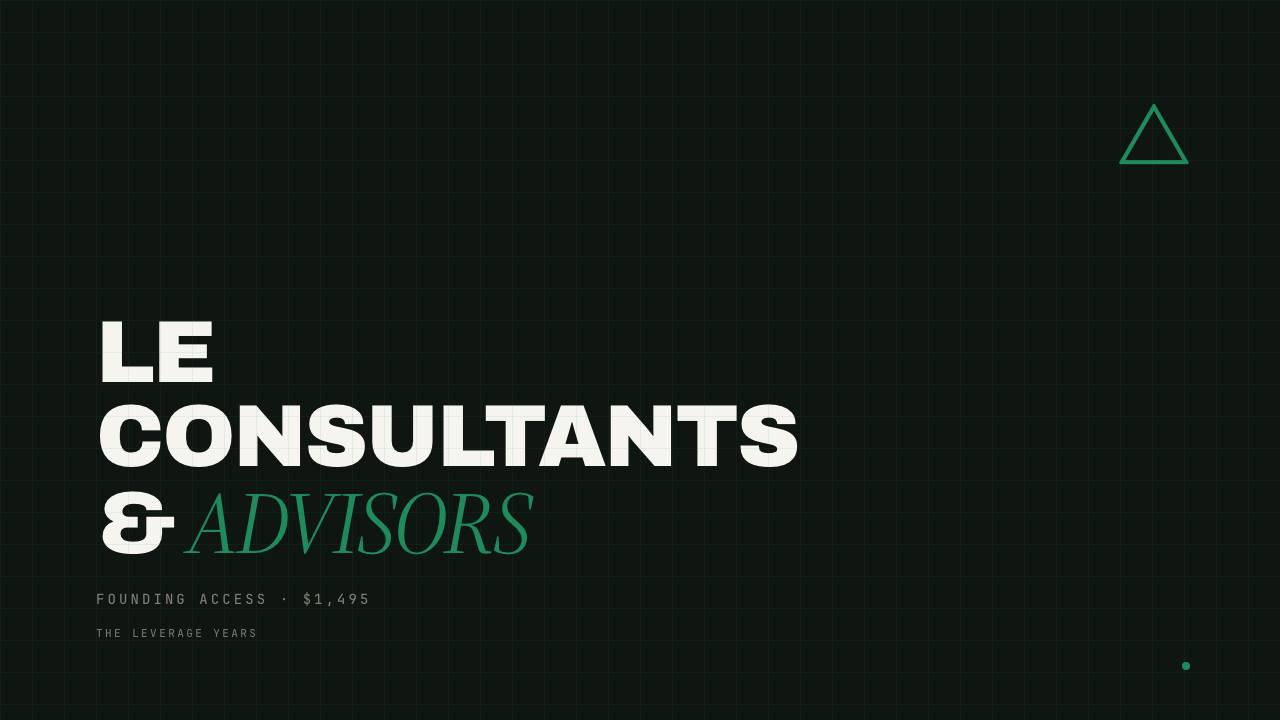 The Leveraged Executive for Consultants and Advisors