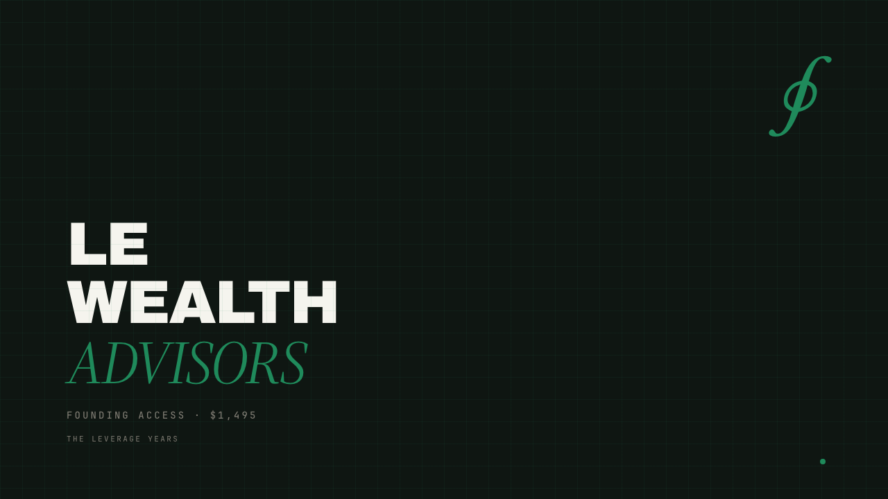 The Leveraged Executive for Wealth Advisors