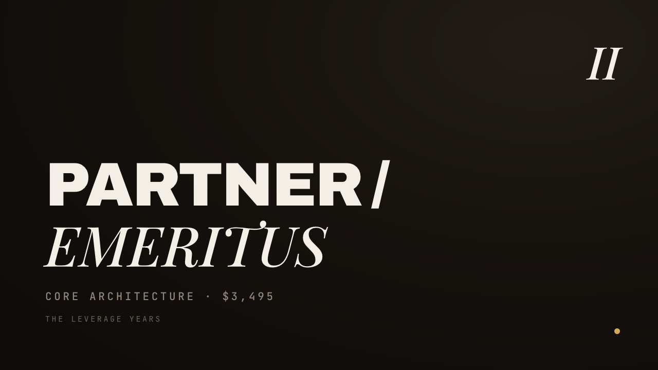 Sovereign Executive: Partner Emeritus