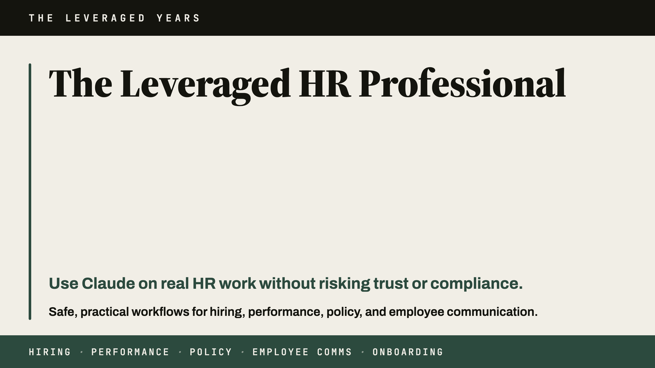 The Leveraged HR Professional