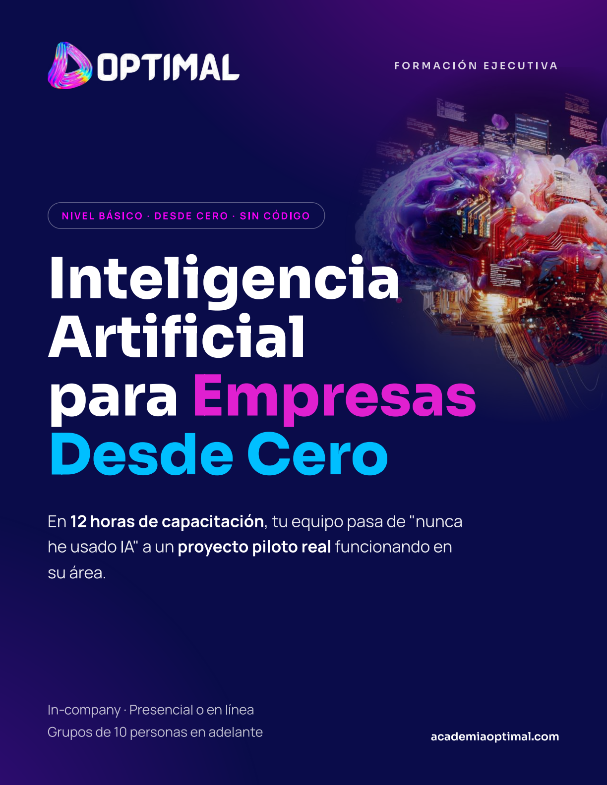 Folleto — IA para Empresas desde cero