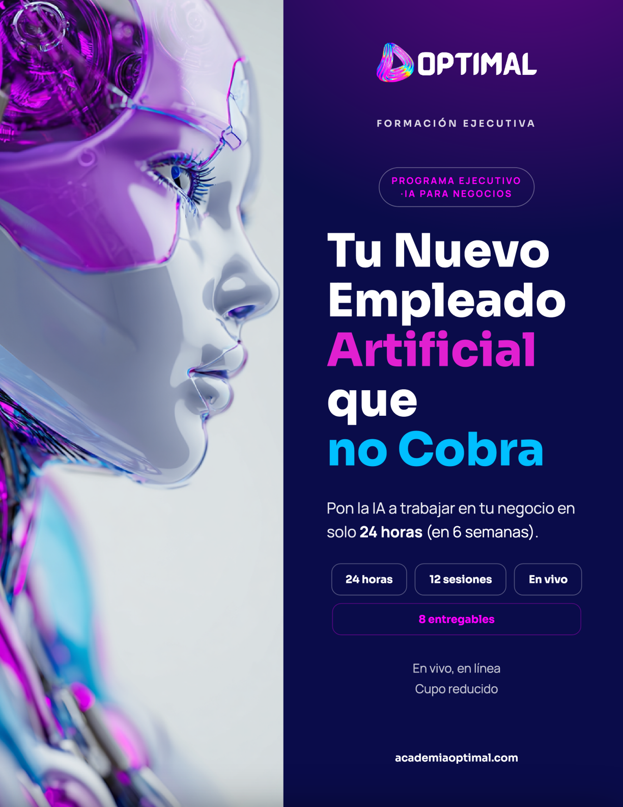 Folleto — Tu nuevo empleado artificial que no cobra