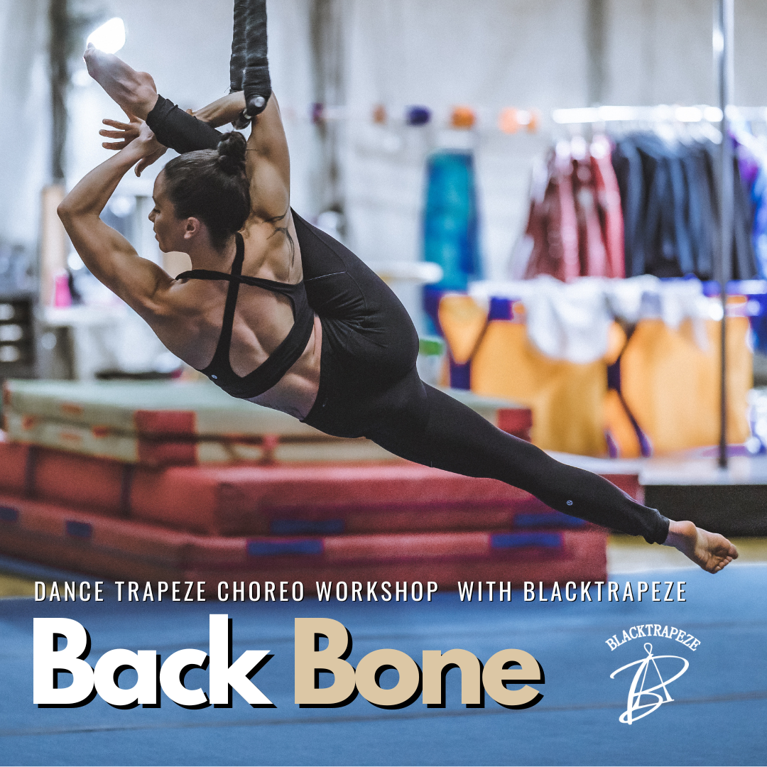 Back Bone dance trapeze workshop — building fluid, intentional choreography