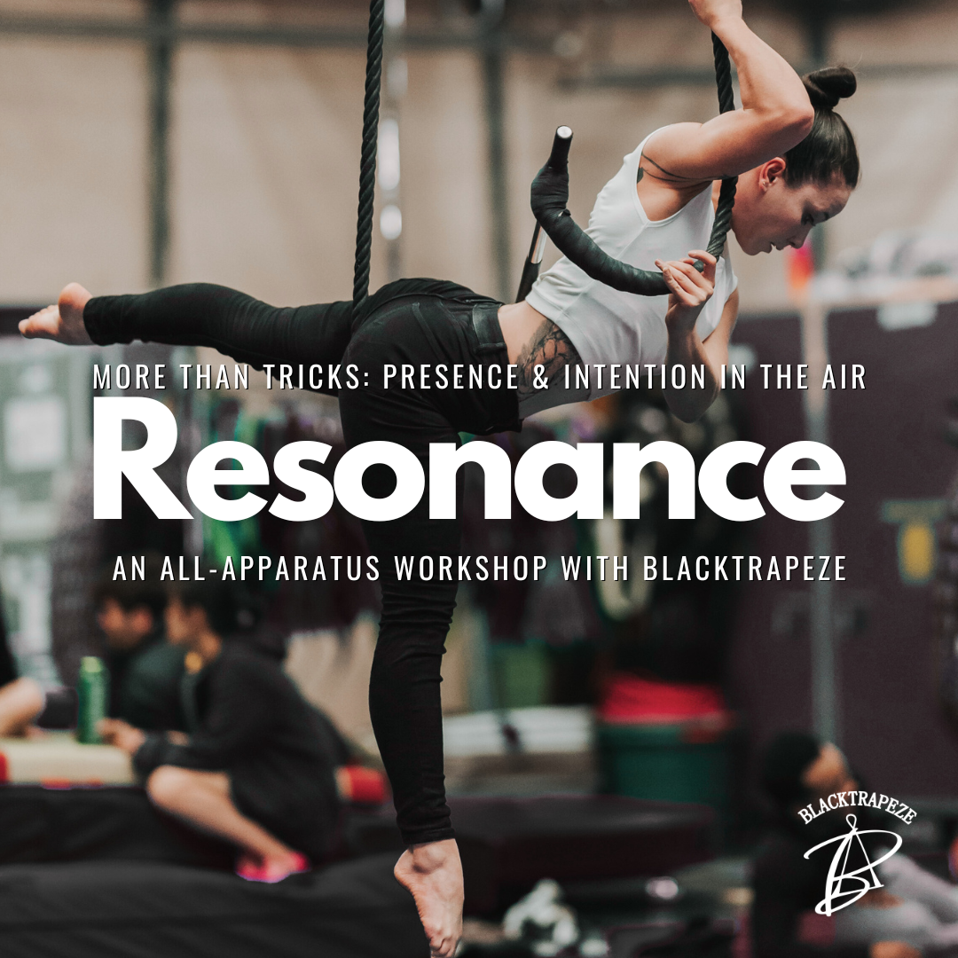 Resonance dance trapeze workshop — developing artistic presence and storytelling in the air