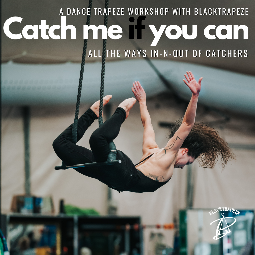 Catch Me If You Can dance trapeze workshop — all the ways in and out of catchers