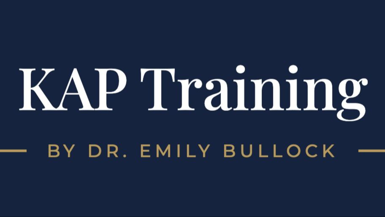 KAP Training by Dr. Emily Bullock